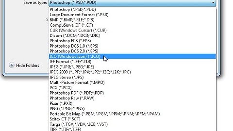 ICO (Windows Icon) file format plugin for Photoshop