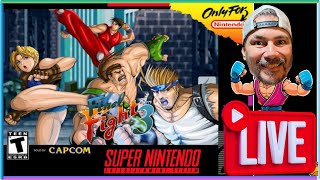 🔴 FINAL FIGHT 3 AO VIVO [SNES]  - Sextou com Nostalgia Brutal!