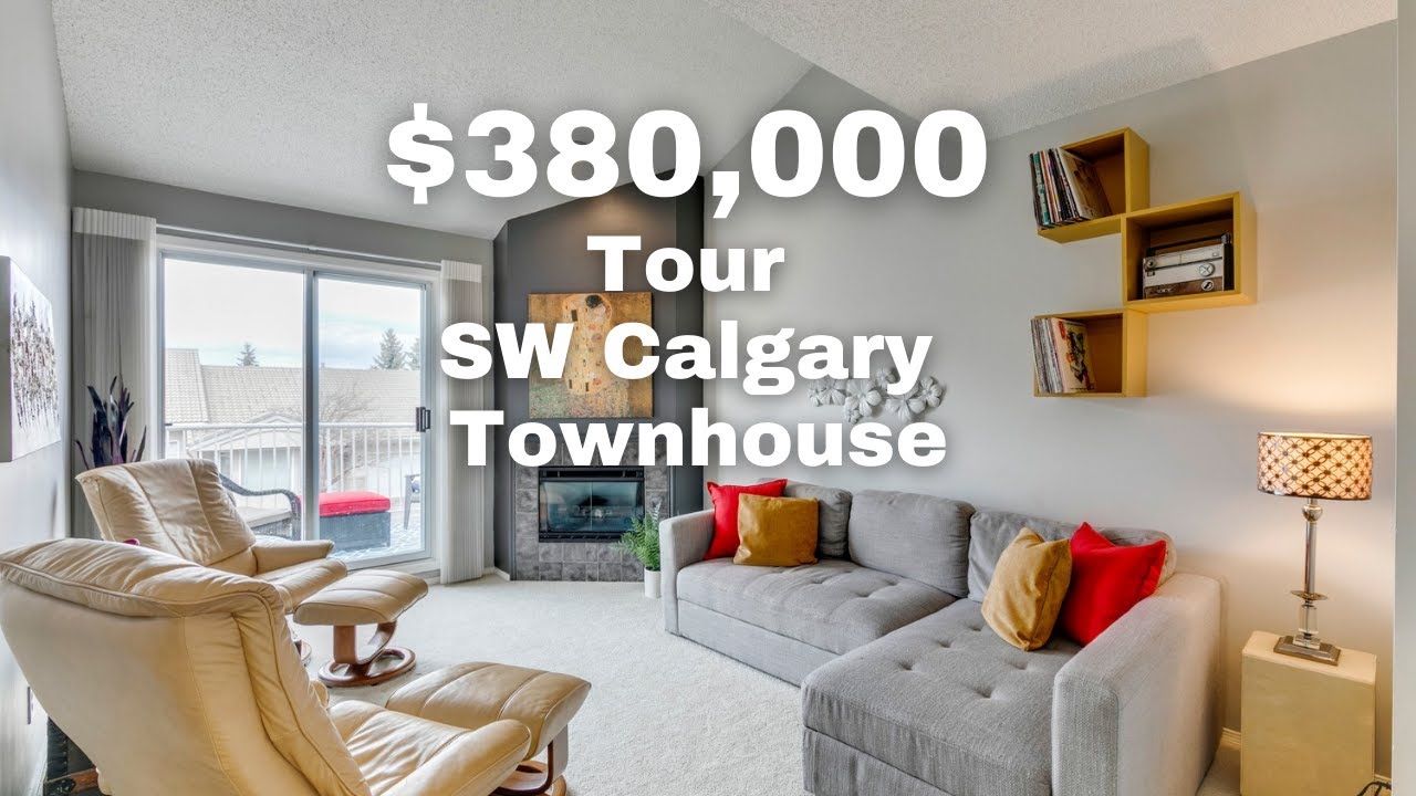Tour a $380,000 Townhouse in SW Calgary! Home For Sale 2022!