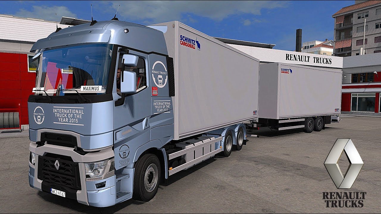 Ets2 v1 31 i mod renault range t trailer deutsch hd youtube
