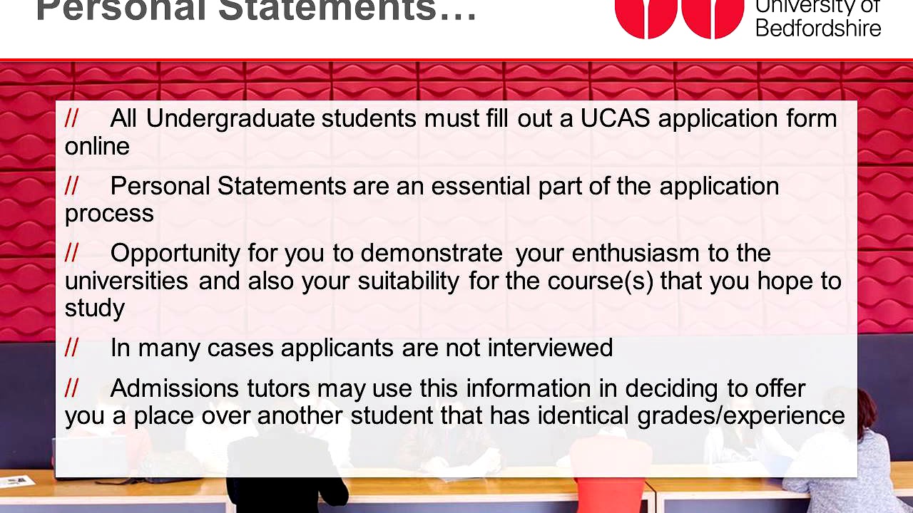 ucas hub personal statement