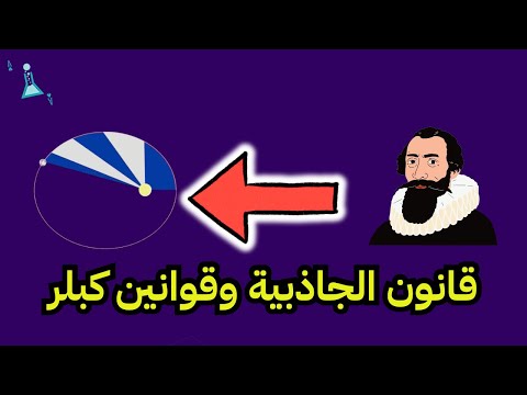 قانون الجاذبية وقوانين كبلر علوم الأرض والفضاء للصف الثالث ثانوي مسارات