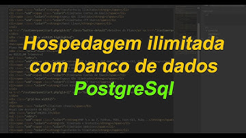Hospedagem banco de dados PostgreSql e Plesk