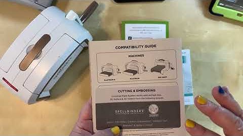 Info Session on the Spellbinders Universal Plate System