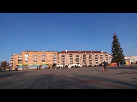 История города Пинска - вид площади им.Ленина в 2012 году