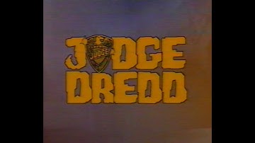 JUDGE DREDD Opening Scene on VHS
