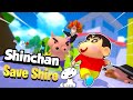 I saved nanako akka in shinchan gameplay  shinchan gameplay  george gaming 