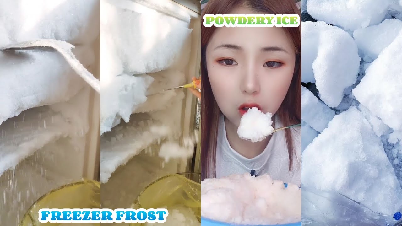 ASMR HUGE FREEZER FROST SCRAPING POWDERY SOFT ICE AND CRUNCH ICE EATING P167  | 霜  | Мороз | 서리