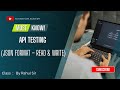 API Testing (JSON Format – Read & Write)