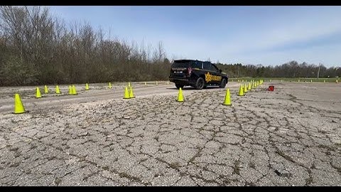 Behind the wheel of the emergency vehicle operations training course