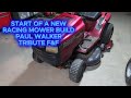 START OF A NEW RACING MOWER BUILD RAT ROD 