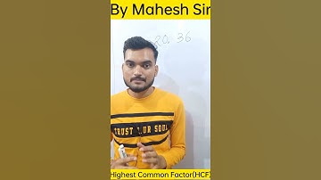 Highest Common Factor (HCF) #shorts #short #shortvideo #shortsvideo #hcf #maths #mathematics
