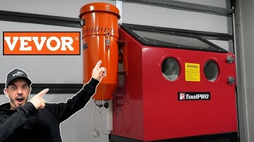 ToolPRO Sand blasting Cabinet - VEVOR dust extraction upgrade!
