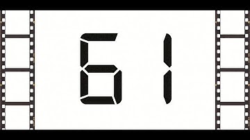 Countdown from 61 to 0 (Retro)