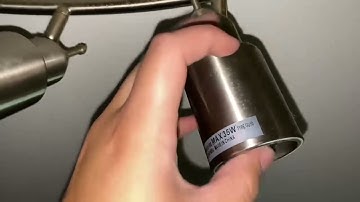 Getting a track light bulb out GU10 bulb trick!