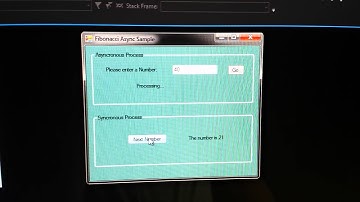 My first async application.