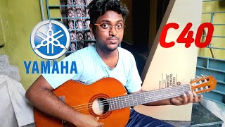 Yamaha C40 Unboxing and Review Classical Guitar Bangla Dadur gaan