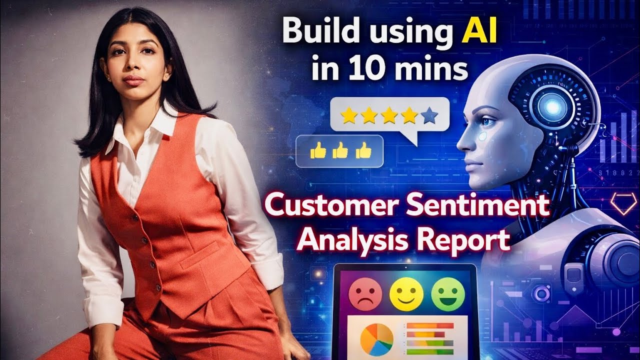 🔥 Build a Customer Sentiment Analysis Report using AI in 10 mins! - YouTube