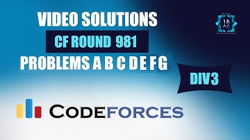 Codeforces Round 981 (Div 3) | A to G | DIV 3 | Video Solutions | Bit To Byte | Aaryan Saraswat