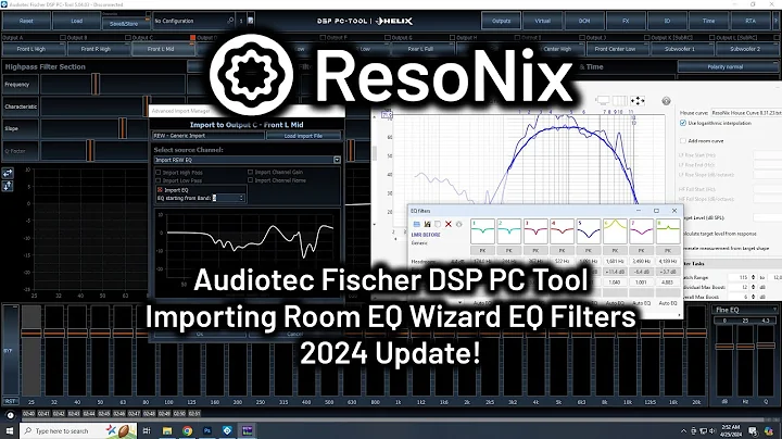 ResoNix Sound Solutions - Tech Tip - How To Tune Helix DSP With REW Filter Importing - 2024 Update