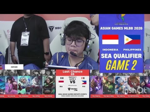 GAME 2, PHILIPPINES VS INDONESIA ASIAN GAMES MLBB 2025