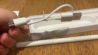 stylus pen / apple pen unboxing and writing test