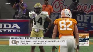 COREY GRIFFIN "CG"| SENIOR HIGHLIGHT TAPE| GEORGIA TECH STRONG SAFTEY