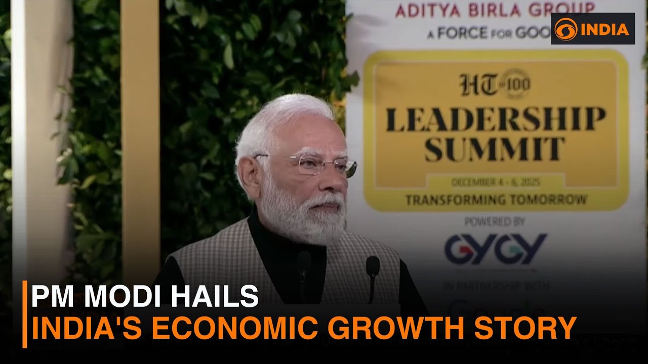 PM Modi hails India's economic growth story | DD India