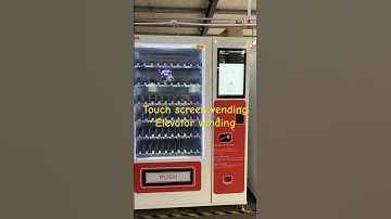🇹🇭Touch screen vending machine with elevator system #snacksvending