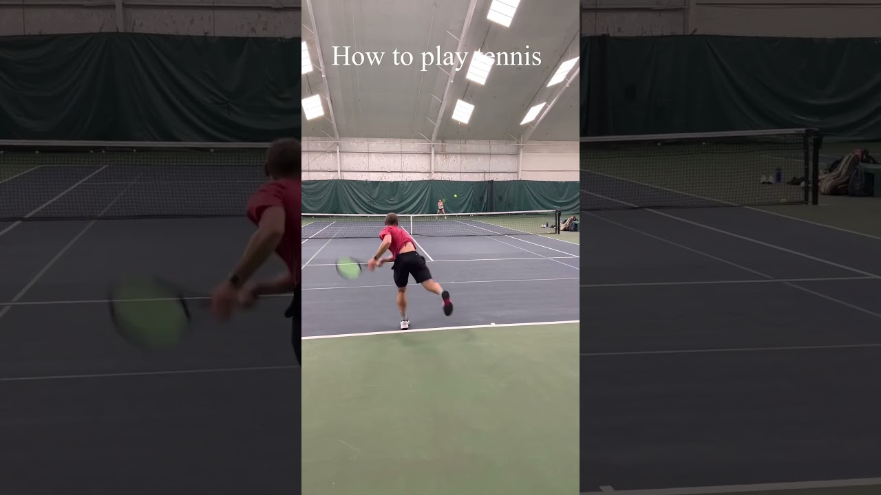 ⁣How to play tennis