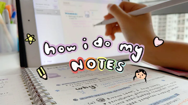 how to take aesthetic notes   ipad, notebook, clas...