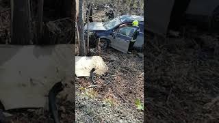 Водитель автомобиля Subaru Forester пострадал в ДТП между Санаторным и Ключами