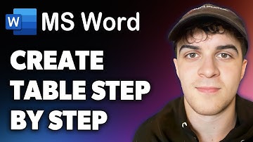 How to Create Table in Ms Word Step by Step (Full 2024 Guide)