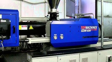 Injection moulding machine TOPMACHINES GDM 600 servo drive