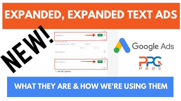 [NEW] Google AdWords Expanded, Expanded Text Ads