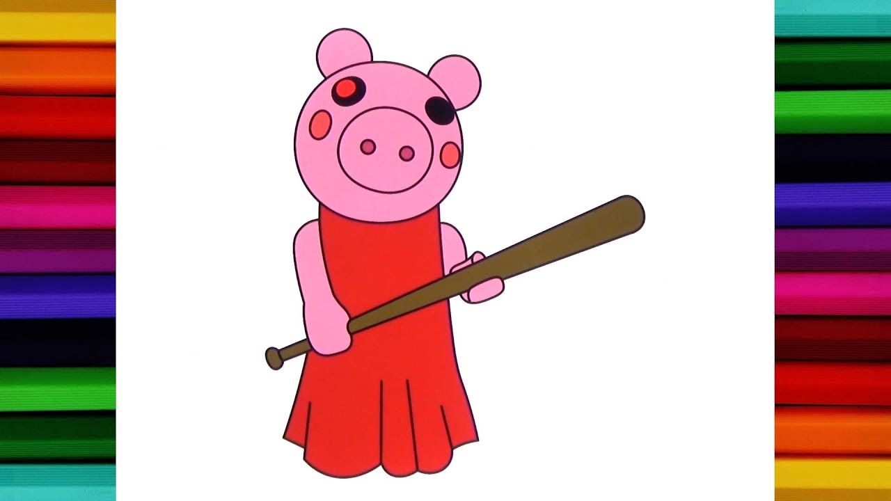 Como Desenhar O Piggy Parasee Do Roblox Easy Drawings Dibujos | Images ...