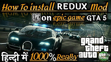 How To Install Redux Mod On Epic Game Gta 5 | How to Install Redux 1.8 | Full Tutorial Step by Step