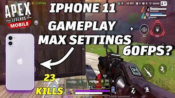 IPHONE 11 APEX LEGENDS MOBILE ULTRA HD SETTINGS | #iphone11 #apexlegendsmobile #iphone11apexlegends