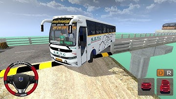 SETC_UltraDeluxe Bus Mod For Bussid - Speed Breaker Road Map in Bus Simulator Indonesia - Gameplay 