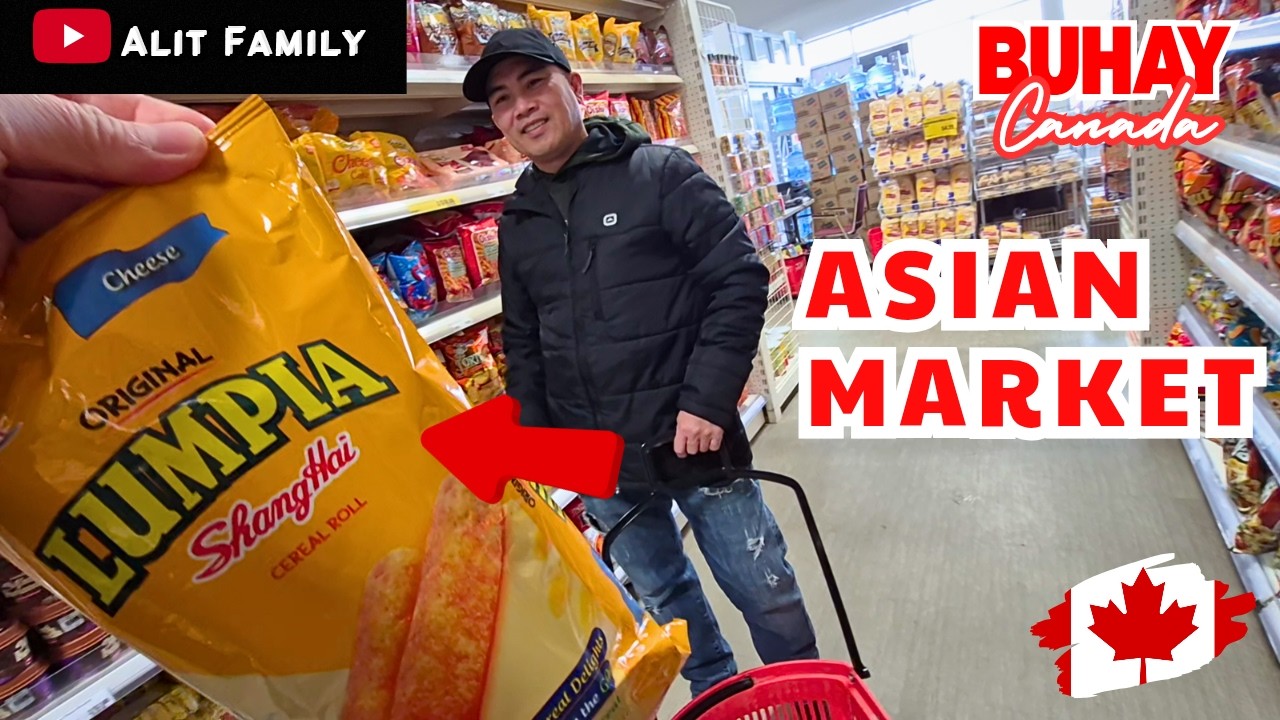 PINOY FOODS SHOPPING SA ASIAN MARKET #canadavlogs #buhaycanada