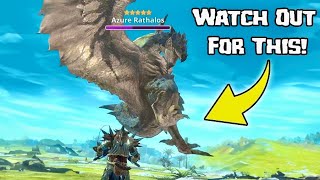 How To Defeat Azure Rathalos in Monster Hunter Now