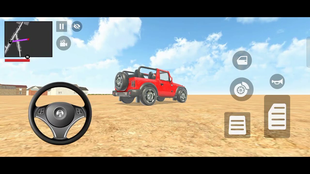 Car bike game Franklin ordered an Indian Jeeps car and fortuner in the game With helicopter 🚁