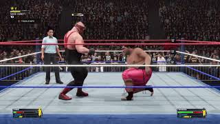 Vader vs Yokozuna WWE Championship Full Match WWE2K24