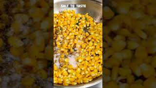 Sweet Corn Cheese Chaat Recipe | Cheese Corn Recipe shorts shortvideo youtubeshorts viral