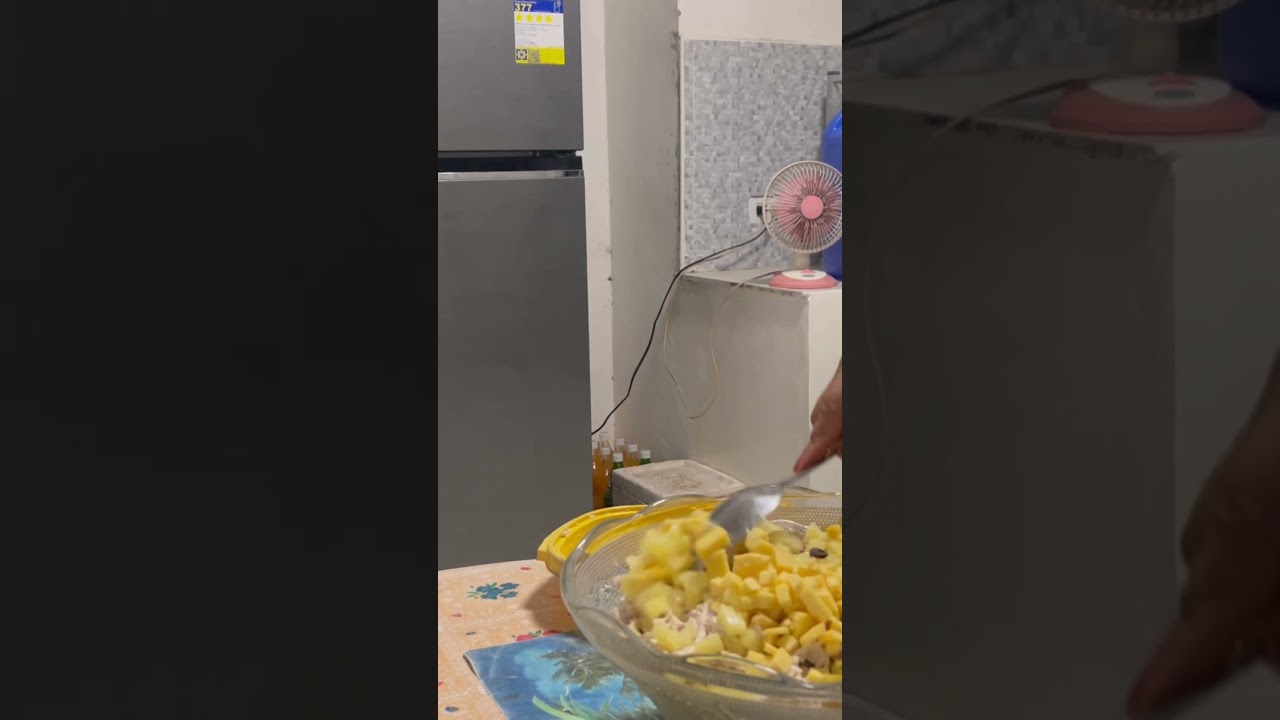 Potato chicken salad #shortvideo