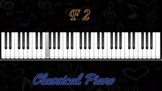 F2 Clical Piano Note