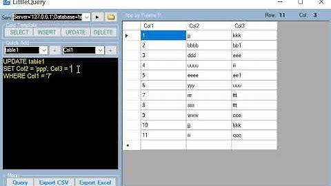 Little Query — Quick Query and Export Data from SQL DB