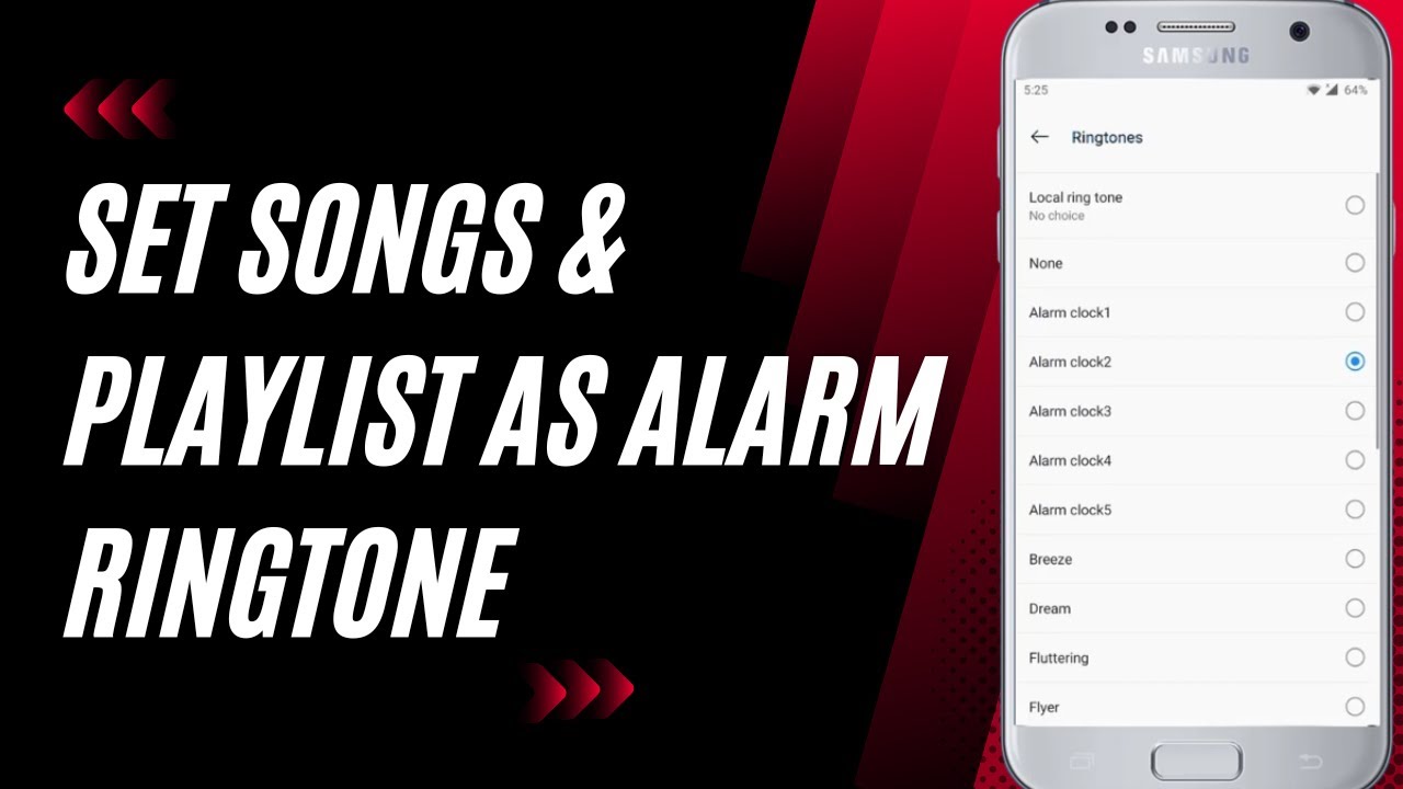 How To Replace Alarm Ringtone with Your Favorite Songs YouTube