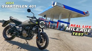 Husqvarna Svartpilen 401 : Mileage Test | Real Life Mileage or Performance