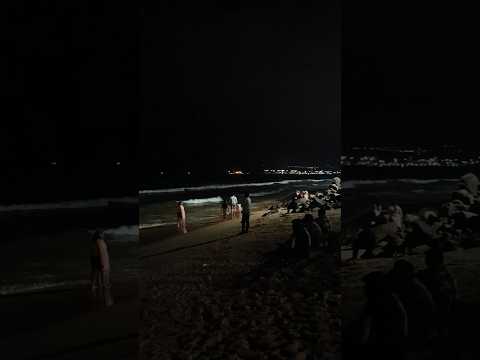 RK beach at night